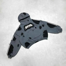 Load image into Gallery viewer, Ripped Stripes Hoodie