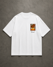 Load image into Gallery viewer, White Midnight Print Vincent Oversized Tee