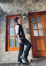 Load image into Gallery viewer, Baseball Jacket Black and White _Unisex - Aesthetic Gen