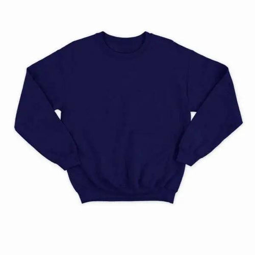 Basic Navy Blue Sweatshirt-Aesthetic Gen
