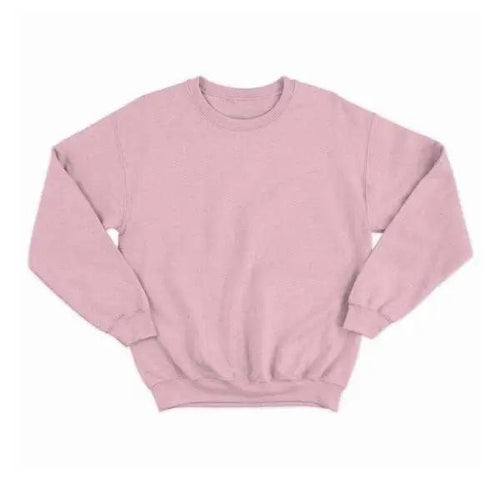 Basic Pink Sweatshirt-Aesthetic Gen