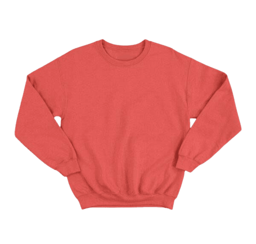 Basic Red Sweatshirt-Aesthetic Gen