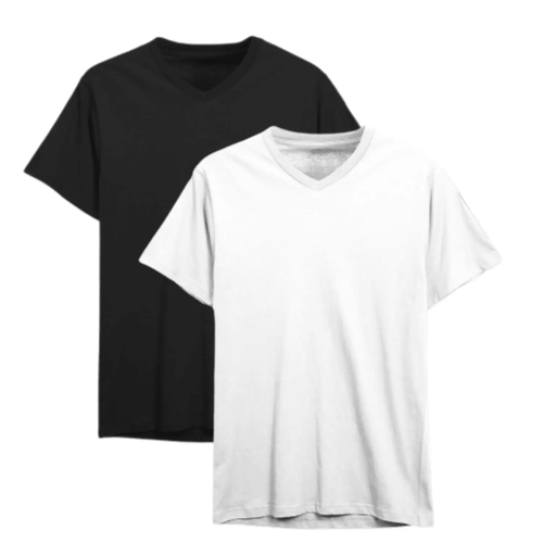 Bundle Of 2 V-Neck T-Shirt-Aesthetic Gen