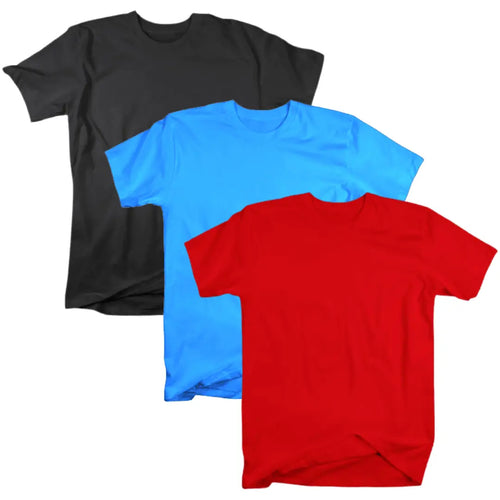 Bundle Of 3 Half Sleeves T-Shirt-Aesthetic Gen