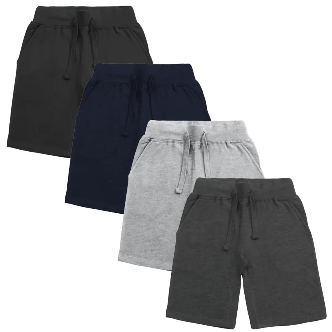 Bundle Of 4 Basic Shorts-Aesthetic Gen