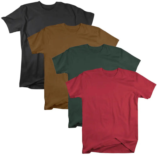 Bundle Of 4 Half Sleeves T-Shirt-Aesthetic Gen