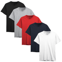 Load image into Gallery viewer, Bundle Of 5 V-Neck T-Shirt-Aesthetic Gen
