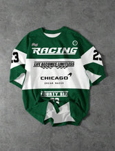 Load image into Gallery viewer, Manfinity EMRG Color Block Letter Printed Green T-Shirt - Aesthetic Gen