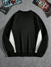 Load image into Gallery viewer, Manfinity Joysei Contrast Stitching Letter Print Sweatshirt - Aesthetic Gen