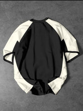 Load image into Gallery viewer, Manfinity Sporsity College Style Patchwork Letters Printed Drop Shoulder T-Shirt. - Aesthetic Gen