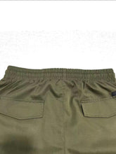 Load image into Gallery viewer, Olive Green Cargo Shorts - Aesthetic Gen