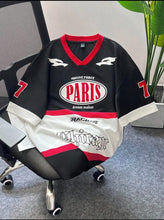 Load image into Gallery viewer, Pack Of 2 Retro LA Baseball Tee & Manfinity EMRG Drop Shoulder V - Neck T-Shirt - Aesthetic Gen