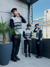 Load image into Gallery viewer, Racing EMRG Men's Casual Color Block Full Sleeves Polo T-Shirt - Aesthetic Gen