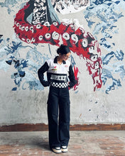 Load image into Gallery viewer, Racing EMRG Men's Casual Color Block Full Sleeves Polo T-Shirt - Aesthetic Gen