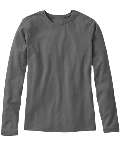 Steel Gray Full Sleeves T-shirt-Aesthetic Gen
