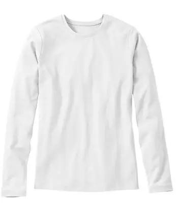 White Full Sleeves T-shirt-Aesthetic Gen