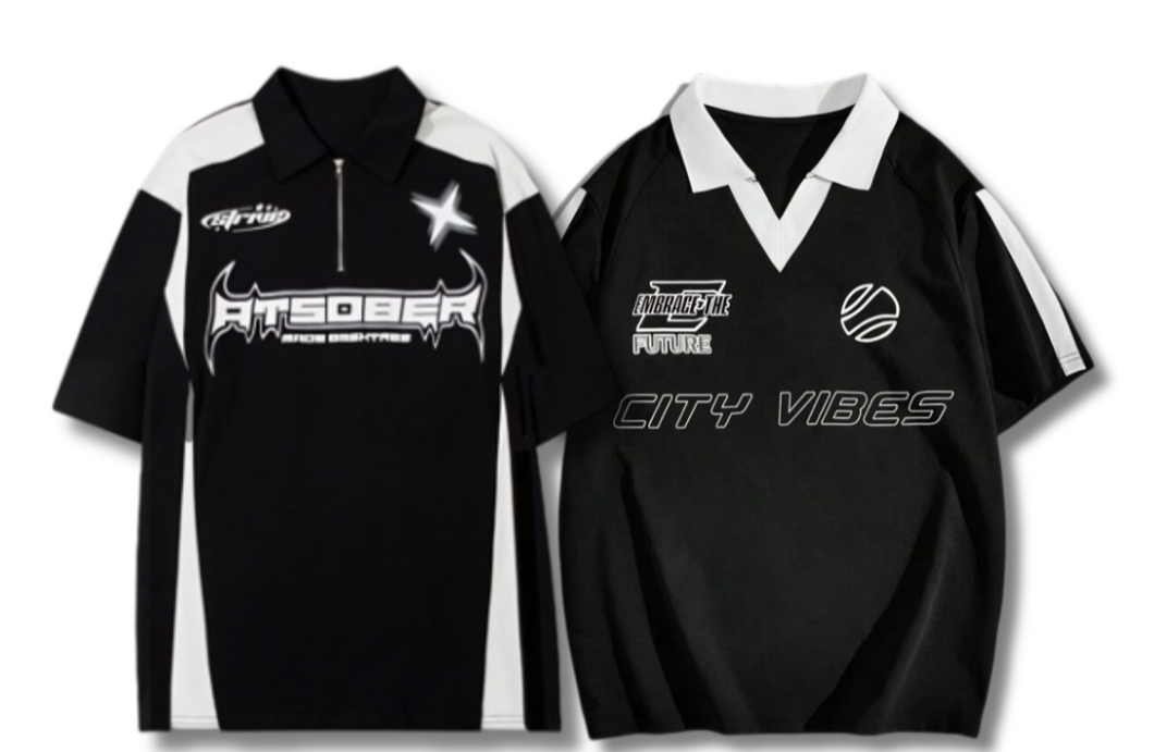 Pack of 2 Racing Polo & Manfinity Polo T-shirt