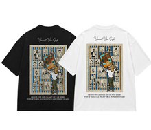 Load image into Gallery viewer, Pack of 2 Black Midnight Print Vincent Oversized Tee
