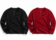 Load image into Gallery viewer, Pack Of 2 Cropped Offgrid Henley

