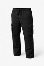 Load image into Gallery viewer, Black Baggy Cargo Pants -Unisex
