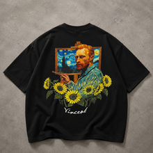 Load image into Gallery viewer, Black 🌻 Sunflower Legacy Oversized Tee
