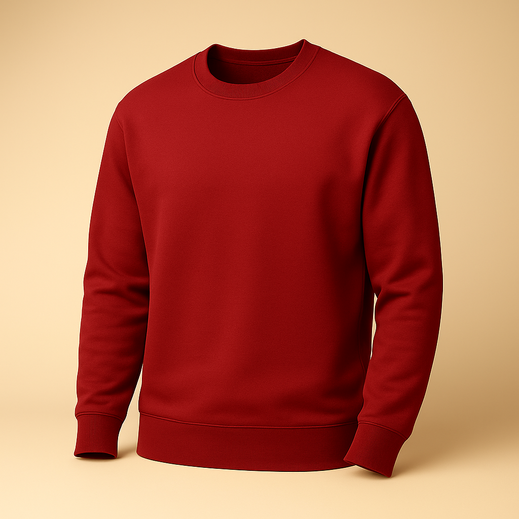 Basic Red Sweatshirt