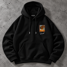 Load image into Gallery viewer, Black Midnight Print Vincent Oversized Hoodie
