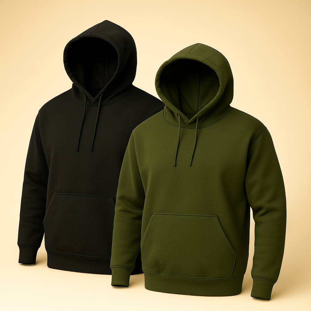 Pack Of 2 Basic Hoodies