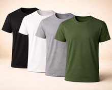 Load image into Gallery viewer, Bundle Of 4 Half Sleeves T-Shirt
