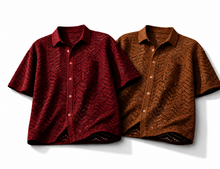 Load image into Gallery viewer, Pack of 2 Crochet Shirt
