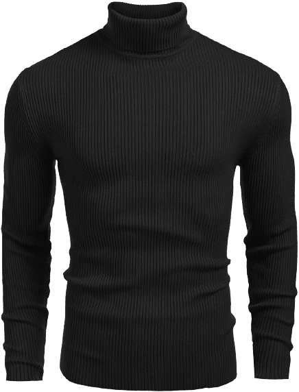 Basic Black High neck -2XL-3XL-Aesthetic Gen