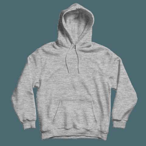 Basic Heather Gray Hoodie - Aesthetic Gen