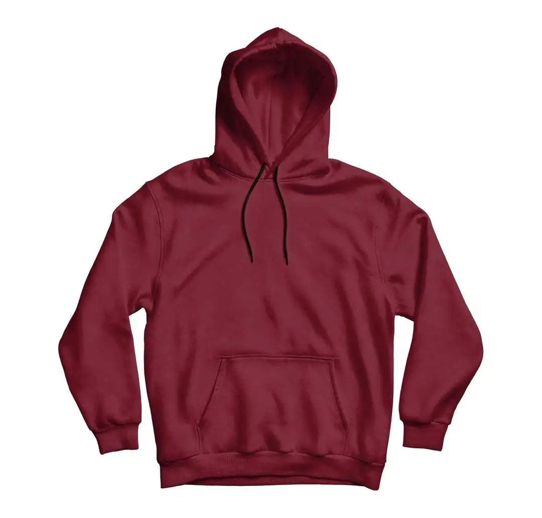 Basic Maroon Hoodie-Aesthetic Gen