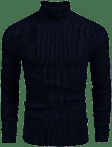 Basic Navy Blue High neck - Aesthetic Gen