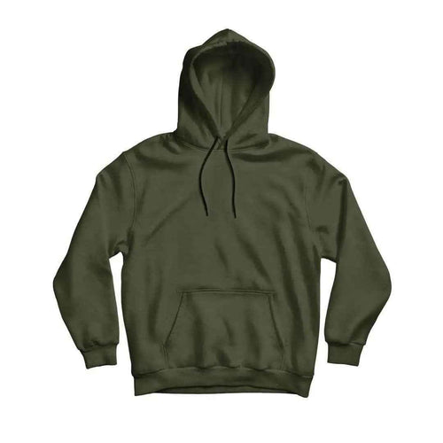 Basic Olive green Hoodie - Aesthetic Gen