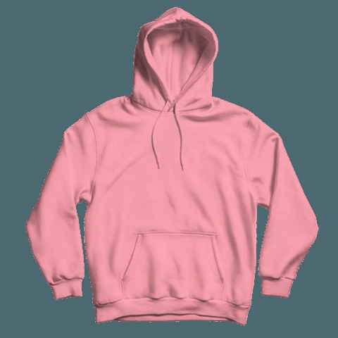 Basic Pink Hoodie - Aesthetic Gen