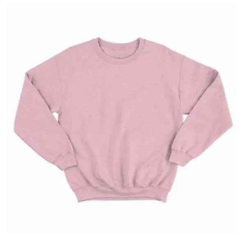 Basic Pink Sweatshirt - Aesthetic Gen