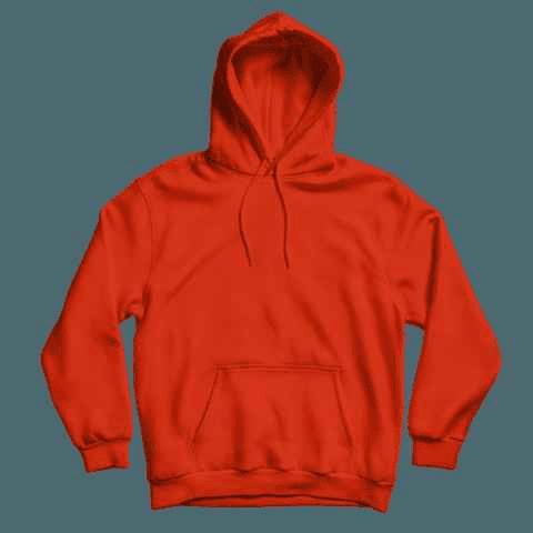 Basic Red Hoodie - Aesthetic Gen