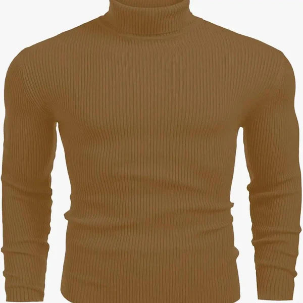 Basic Mustard High neck