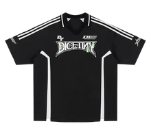 Load image into Gallery viewer, Black Stylish Street Style Contrast Floral Print Polo Shirt - 2009 - Aesthetic Gen
