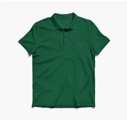 BOTTLE GREEN POLO TEE - Aesthetic Gen