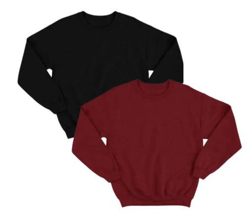 Bundle Of 2 Basic Sweatshirts-Aesthetic Gen