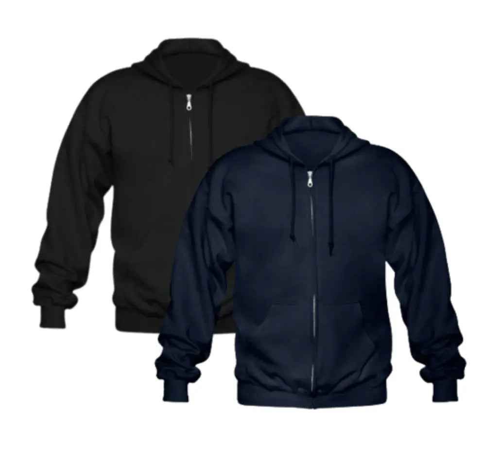 Bundle Of 2 Zipper Hoodies - Aesthetic Gen