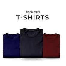 Load image into Gallery viewer, Bundle Of 3 Half Sleeves T-Shirt (Plus Size - 2xl) - Aesthetic Gen
