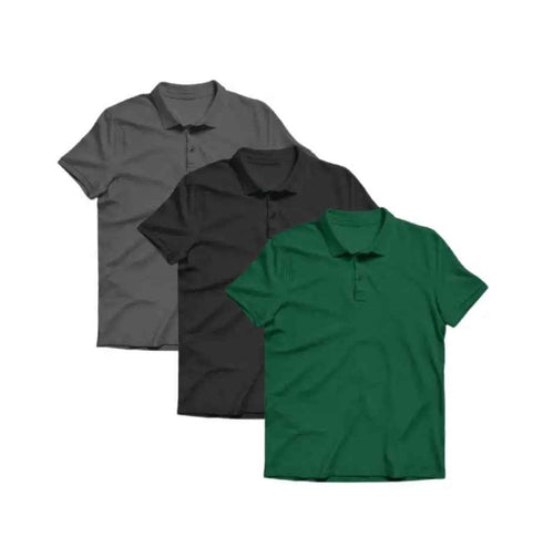 BUNDLE OF 3 POLO T - SHIRTS - Aesthetic Gen