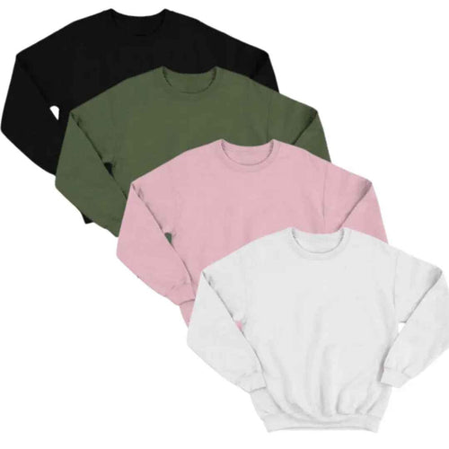 Bundle Of 4 Basic Sweatshirts - Aesthetic Gen