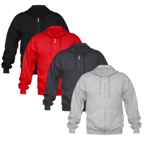 Bundle Of 4 Zipper Hoodies - Aesthetic Gen