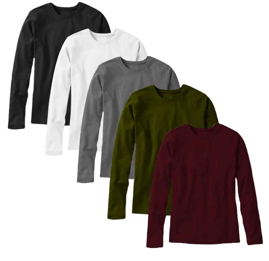 Bundle Of 5 Full Sleeves T-shirt