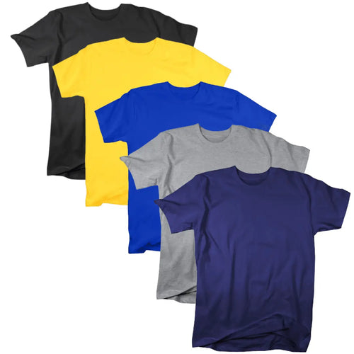 Bundle Of 5 Half Sleeves T-Shirt-Aesthetic Gen
