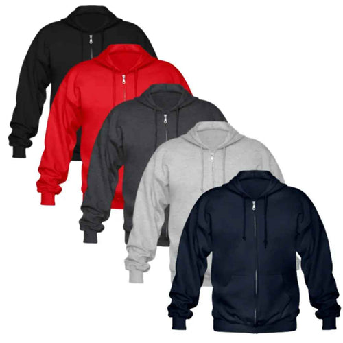 Bundle Of 5 Zipper Hoodies - Aesthetic Gen